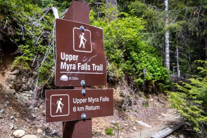 Upper Myra Falls Hike In Strathcona Provincial Park